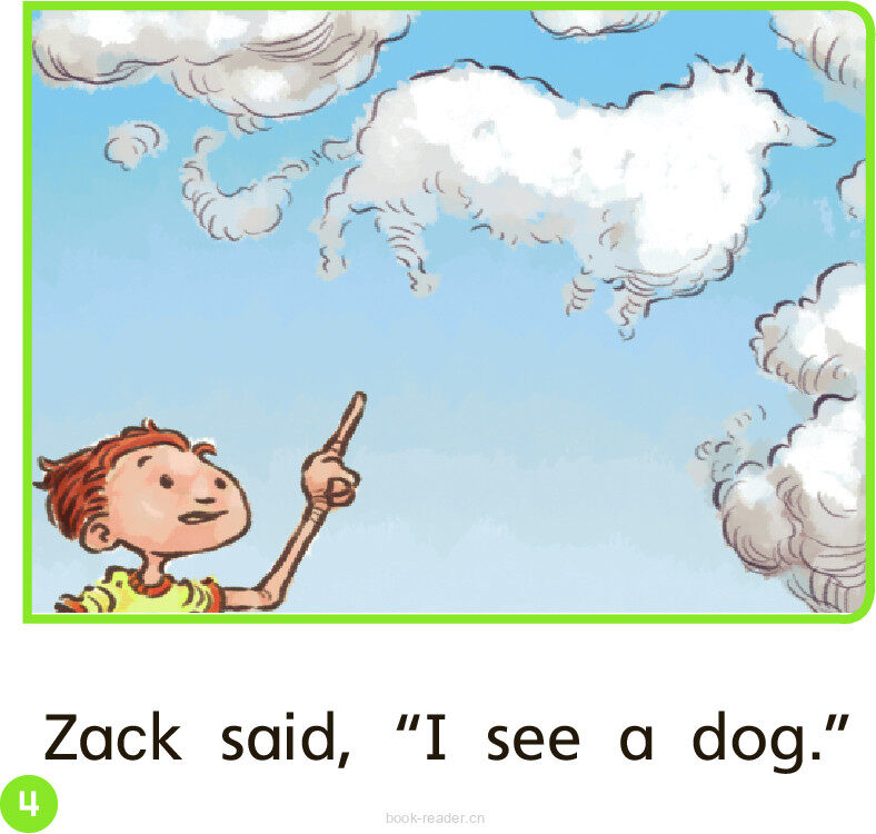 GK On U08W3 In the Clouds绘本故事第5页