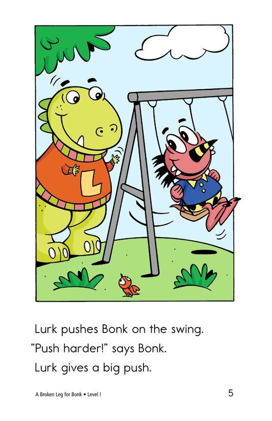 A Broken Leg for Bonk绘本故事第5页