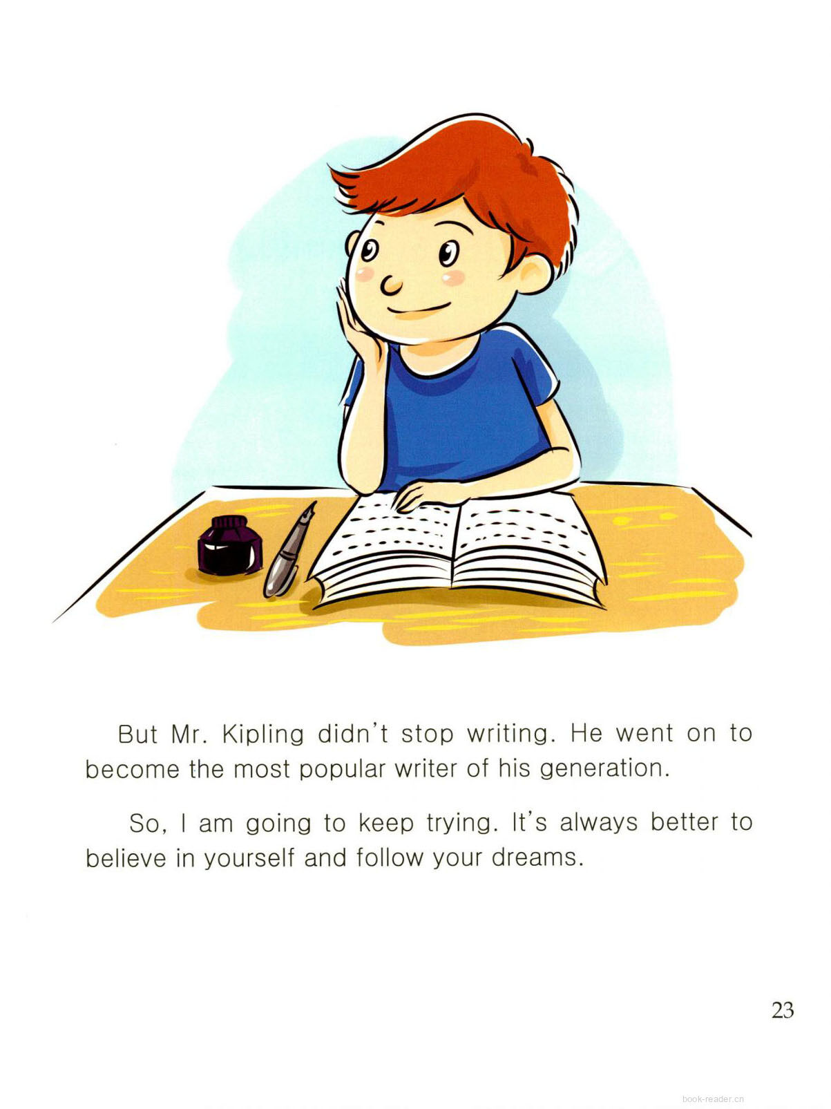 A Famous Writer?绘本故事第3页