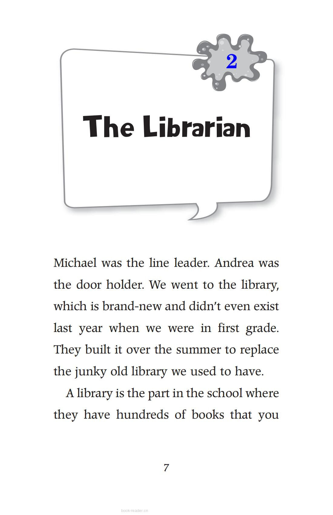 Chapter2 The Librarian绘本故事第2页