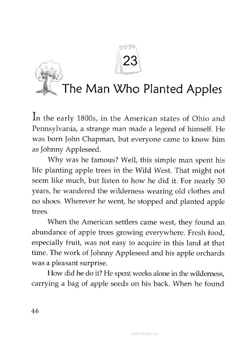 The Man Who Planted Apples绘本故事第2页