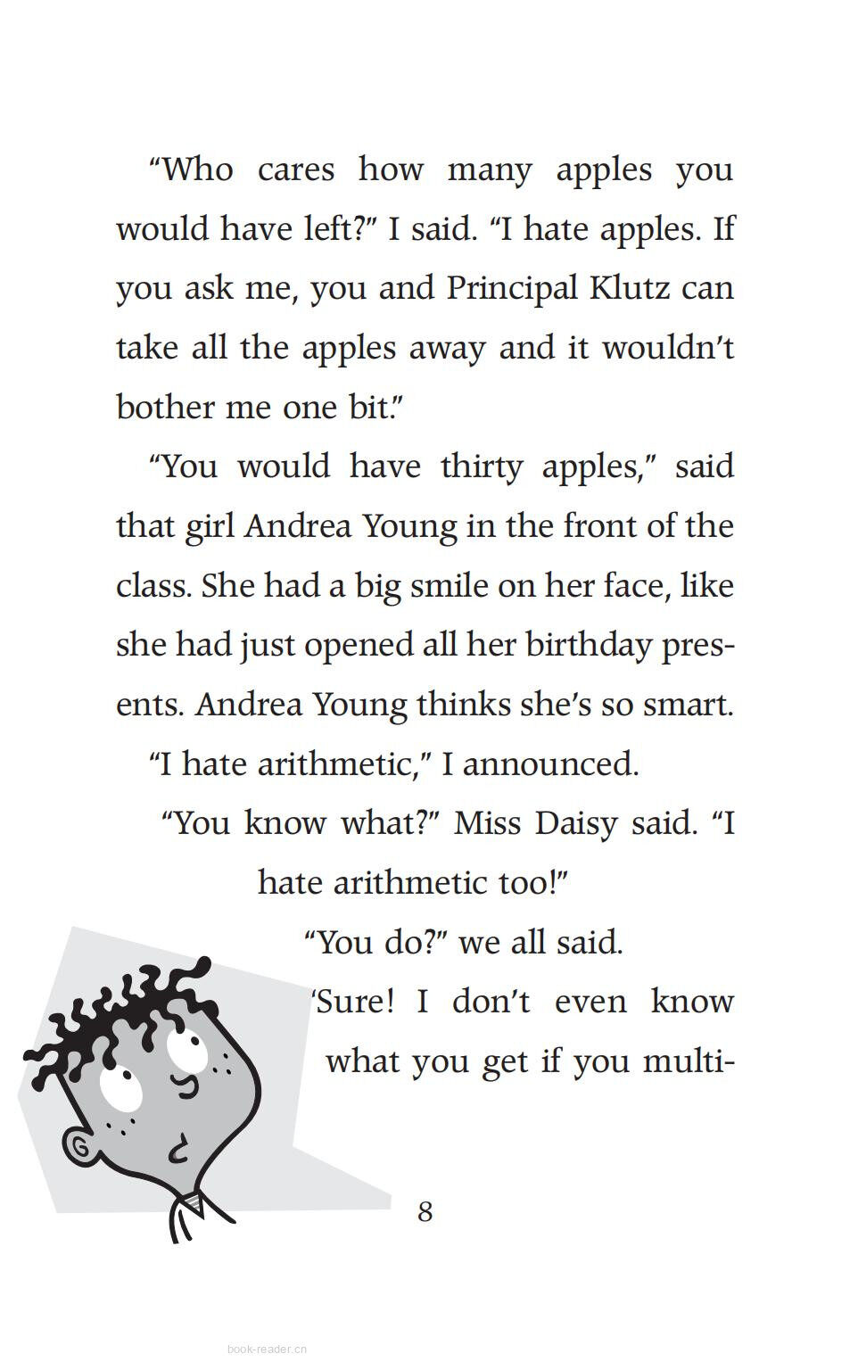 Chapter2 Dumb Miss Daisy and Principal Klutz绘本故事第3页