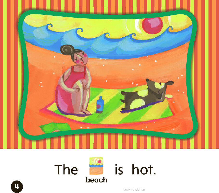 GK Approach U06W1 It Is Hot!绘本故事第5页