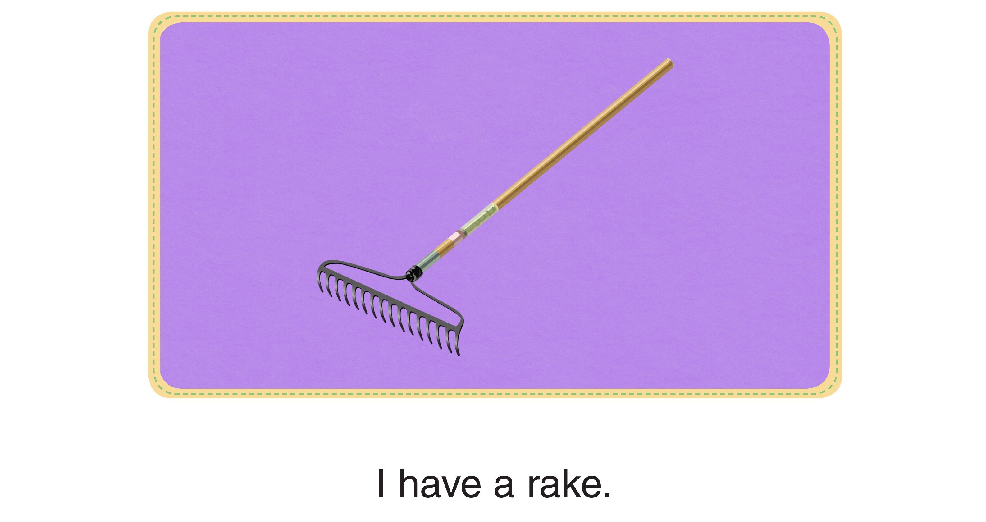 Who Am I -I Have a Rake绘本故事第2页