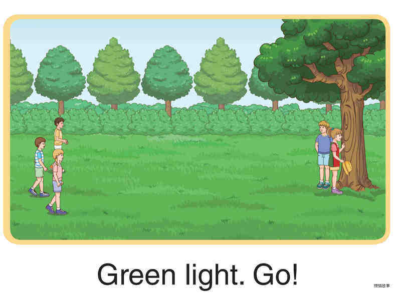 Red Light, Green Light绘本故事第5页