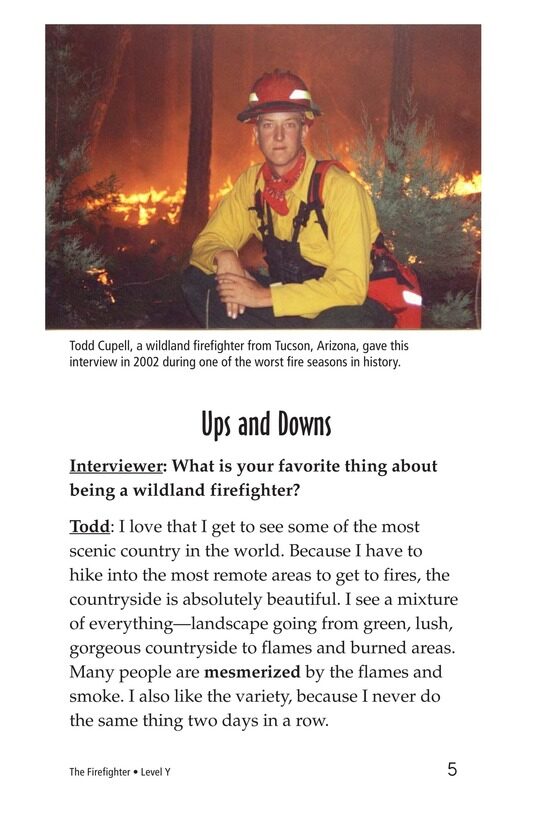 The Firefighter绘本故事第4页