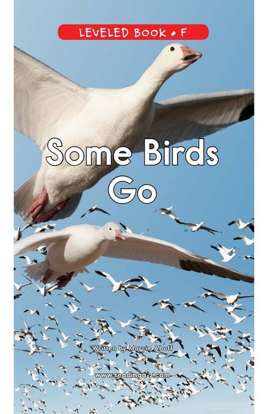 Some Birds Go绘本故事第2页