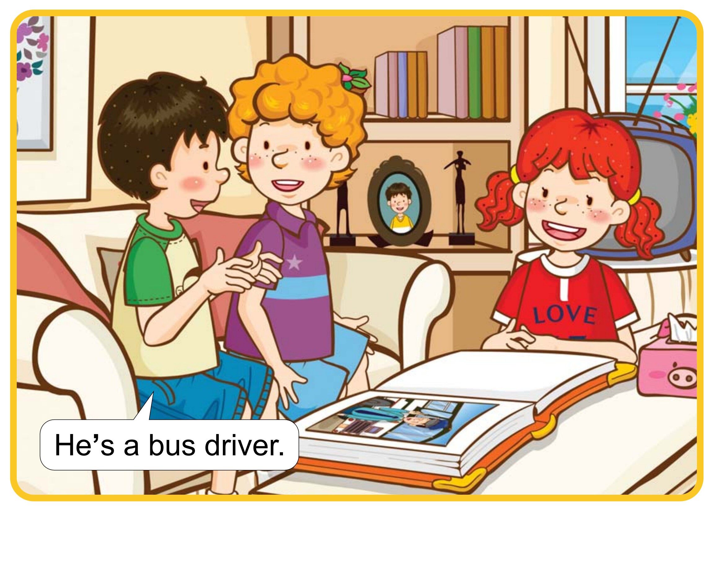 What Does He Do?绘本故事第5页