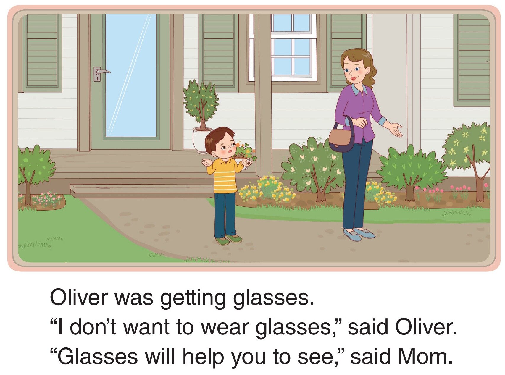 New Glasses for Oliver绘本故事第3页