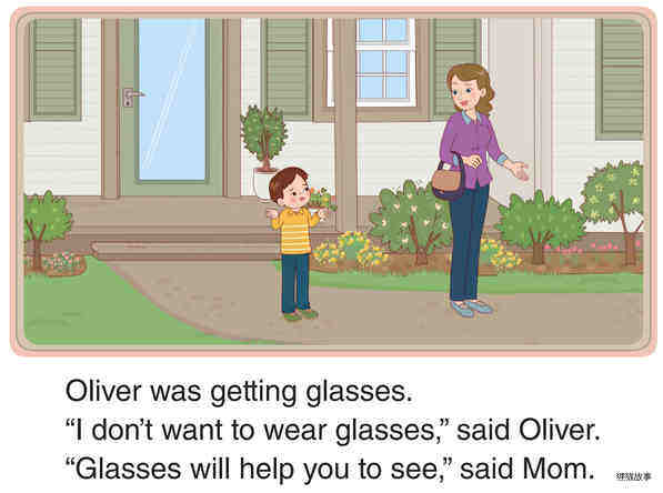 New Glasses for Oliver绘本故事第3页