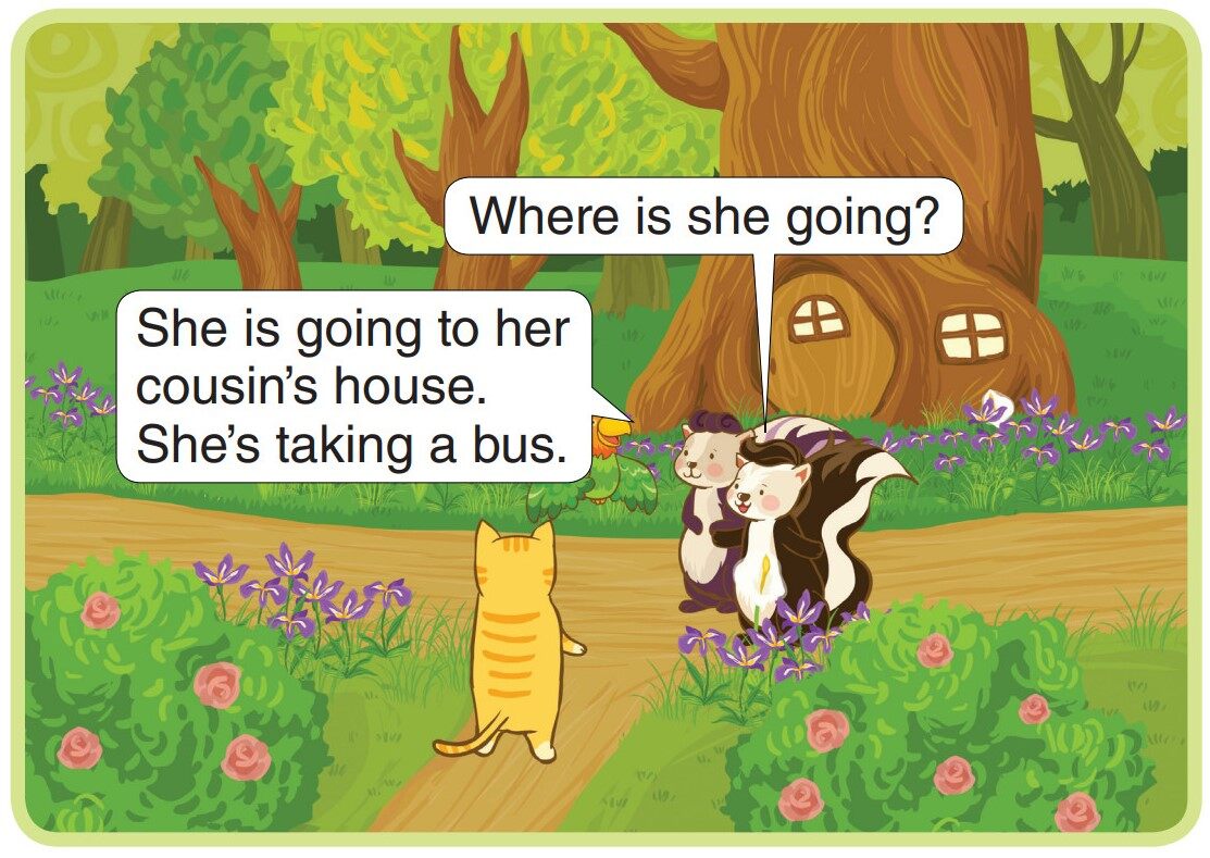 I'm Taking a Bus绘本故事第5页