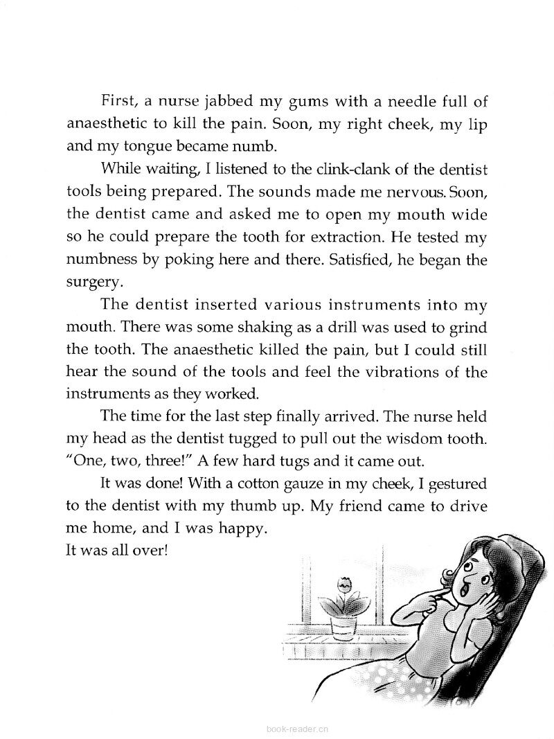 Visit to a Dentist绘本故事第3页