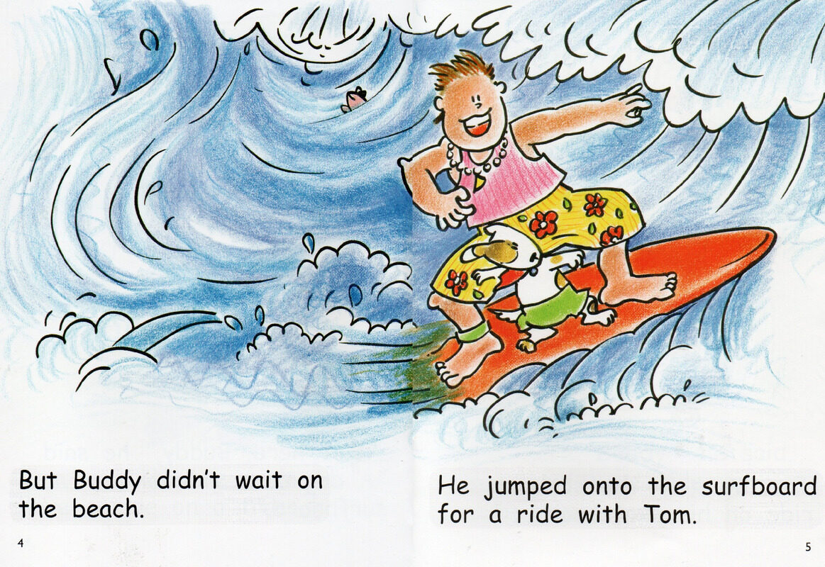 buddy likes to ride绘本故事第4页