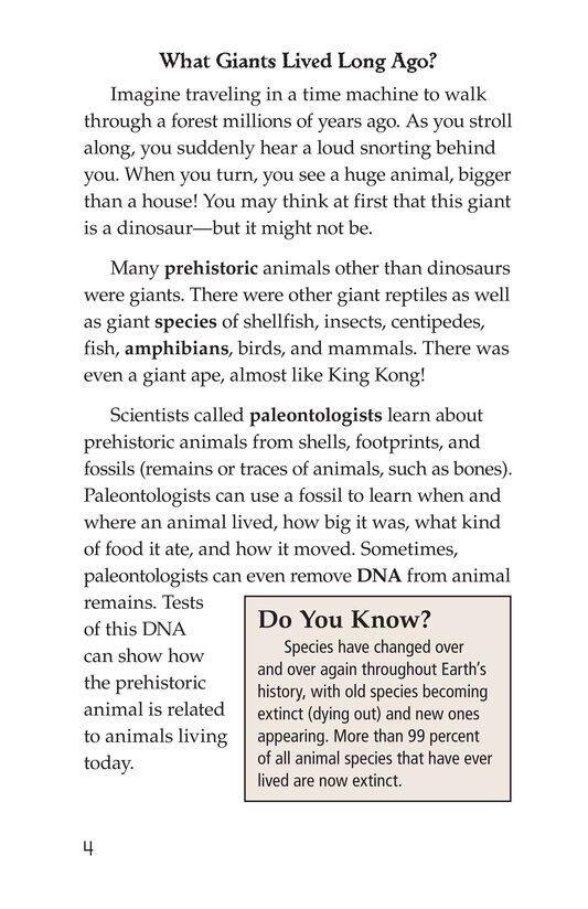 Prehistoric Giants (Other Than Dinosaurs)绘本故事第3页