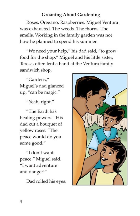Miguel in the Secret Garden绘本故事第3页