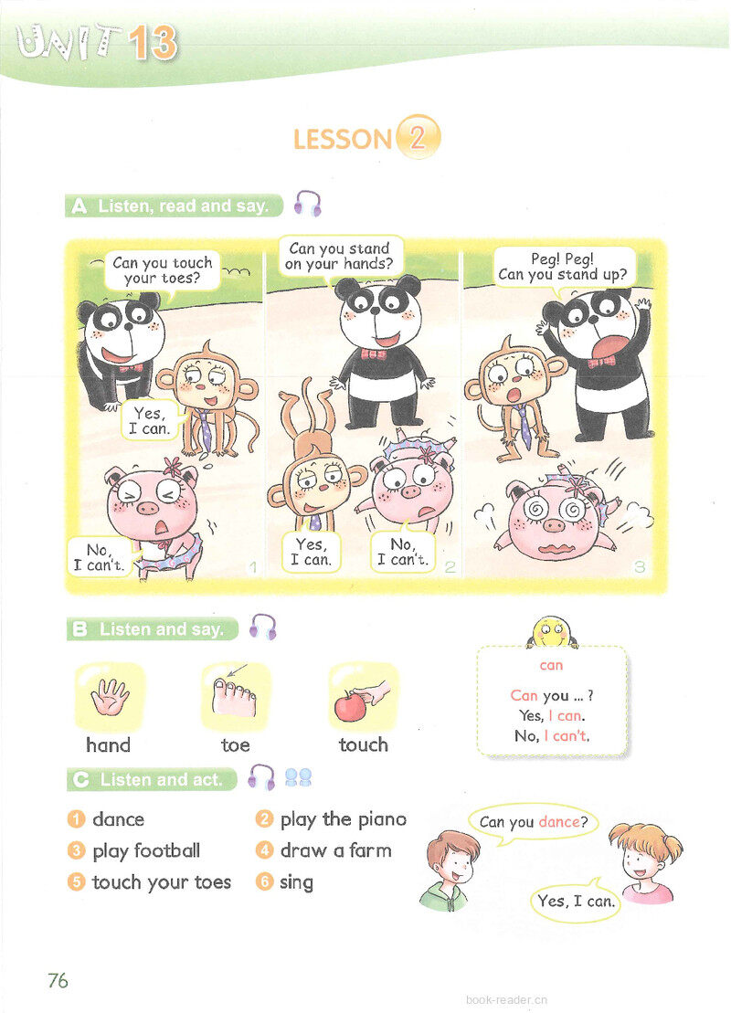 13 I can dance!绘本故事第4页