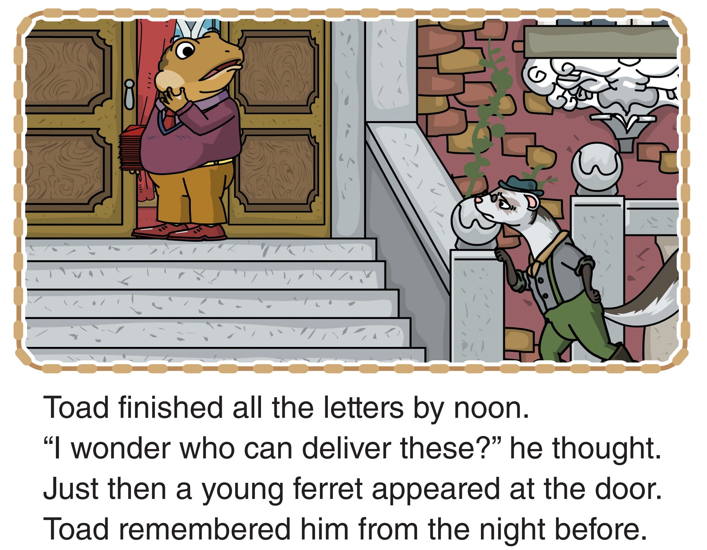 Toad’s Party Plans绘本故事第3页