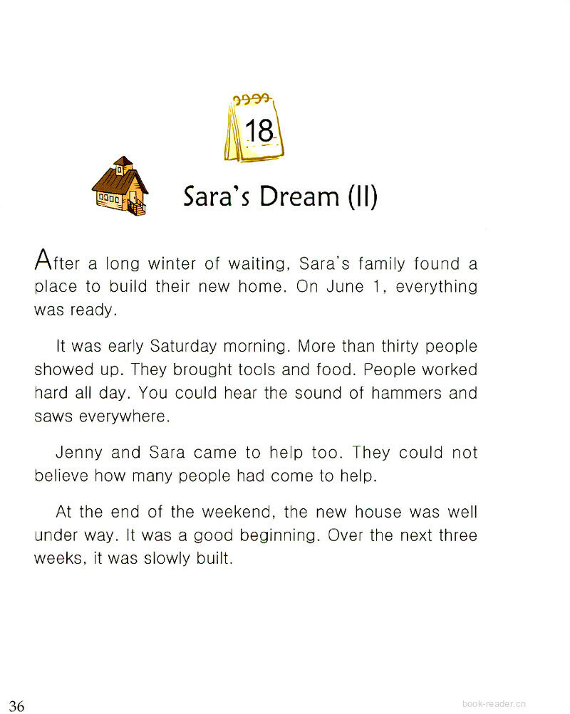 Sara's Dream (II)绘本故事第2页