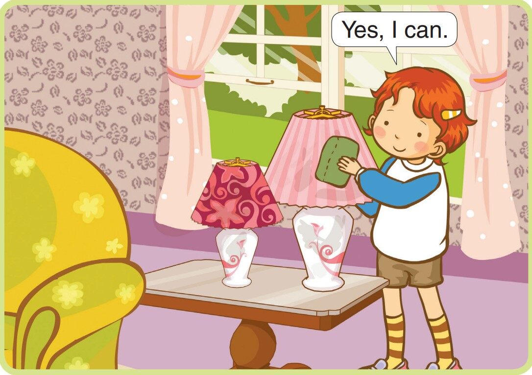 Their Are Two Lamps in the Living Room绘本故事第4页