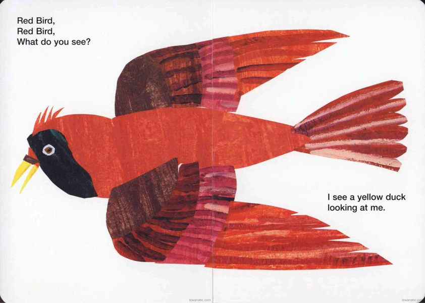 (1周)Brown Bear, Brown Bear, What Do You See?绘本故事第4页