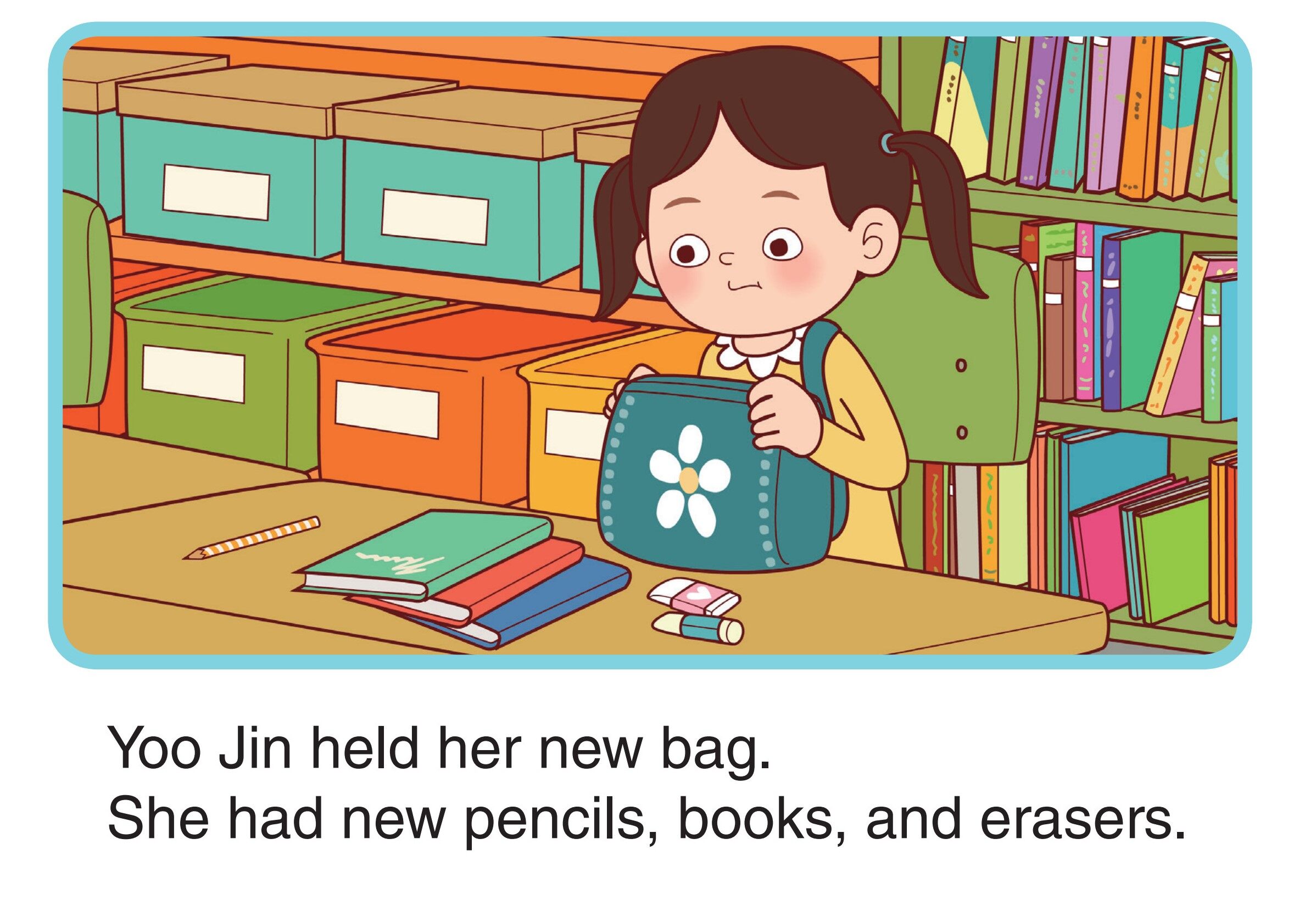 Yoo Jin's First Day绘本故事第5页