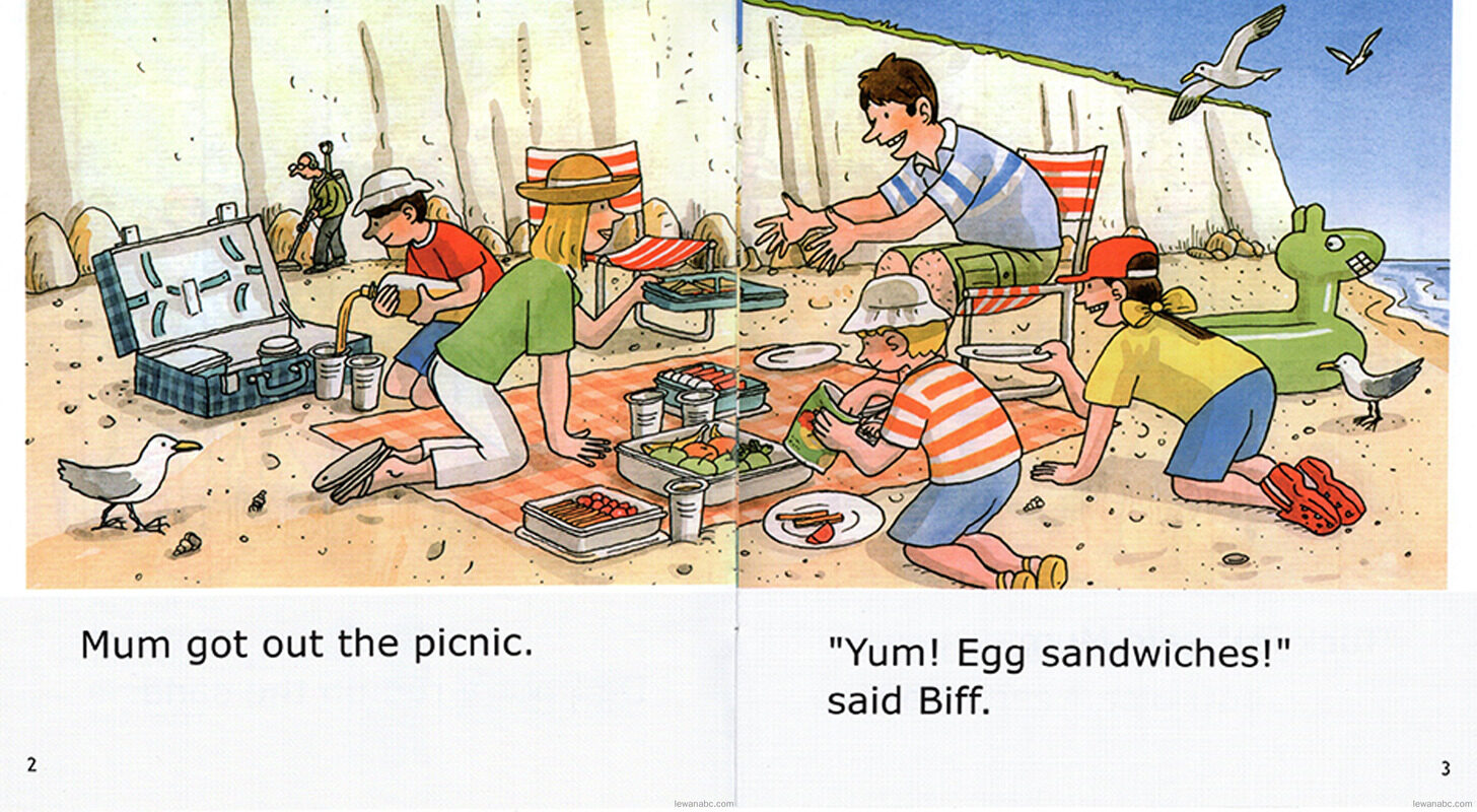 The Gull's Picnic绘本故事第4页