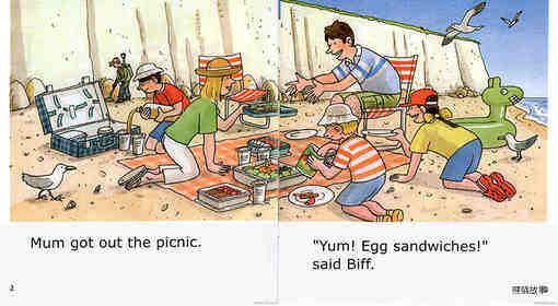 The Gull's Picnic绘本故事第4页
