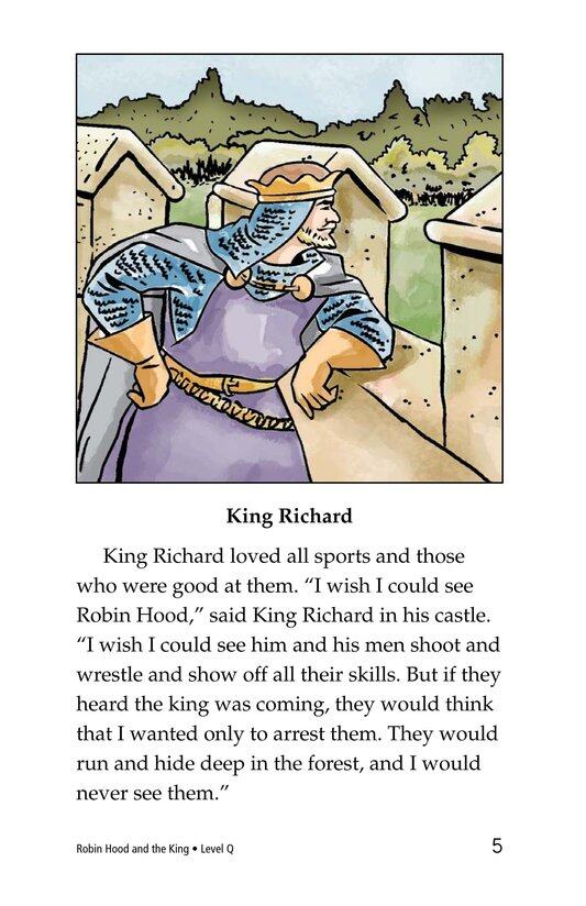 Robin Hood and the King绘本故事第4页