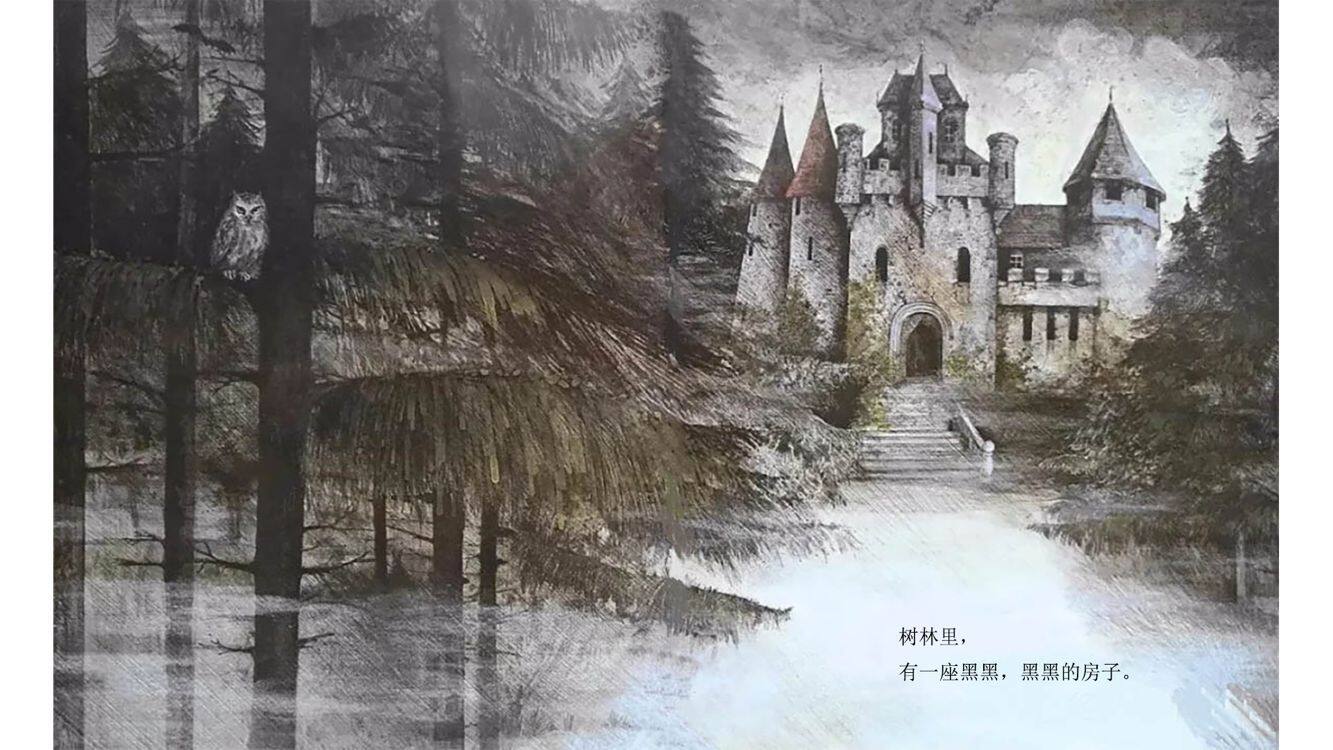 一个黑黑,黑黑的故事绘本故事第4页