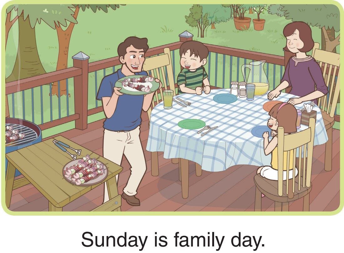 The Days of the Week绘本故事第3页