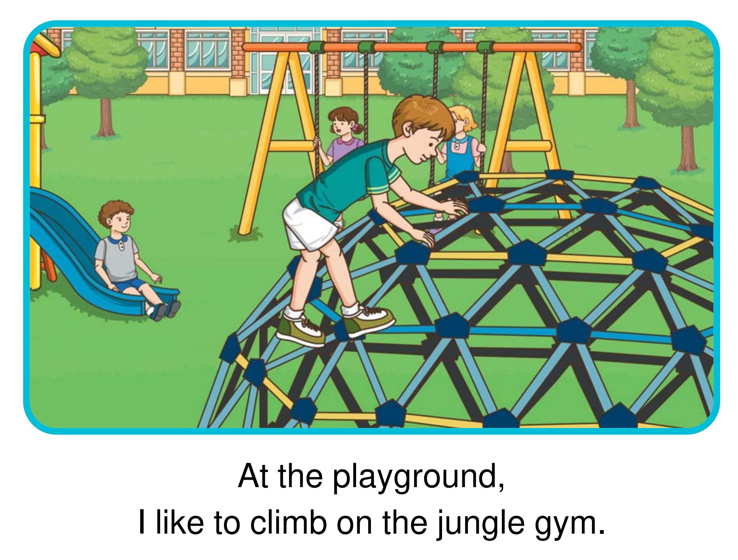 I Like to Climb绘本故事第4页