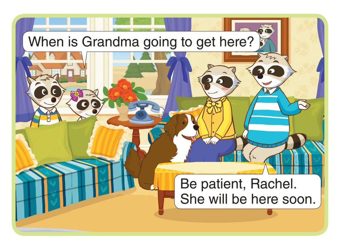 Welcome Home, Grandma!绘本故事第2页