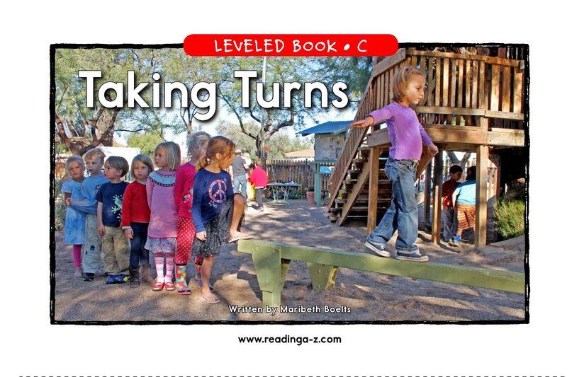 Taking Turns绘本故事第2页