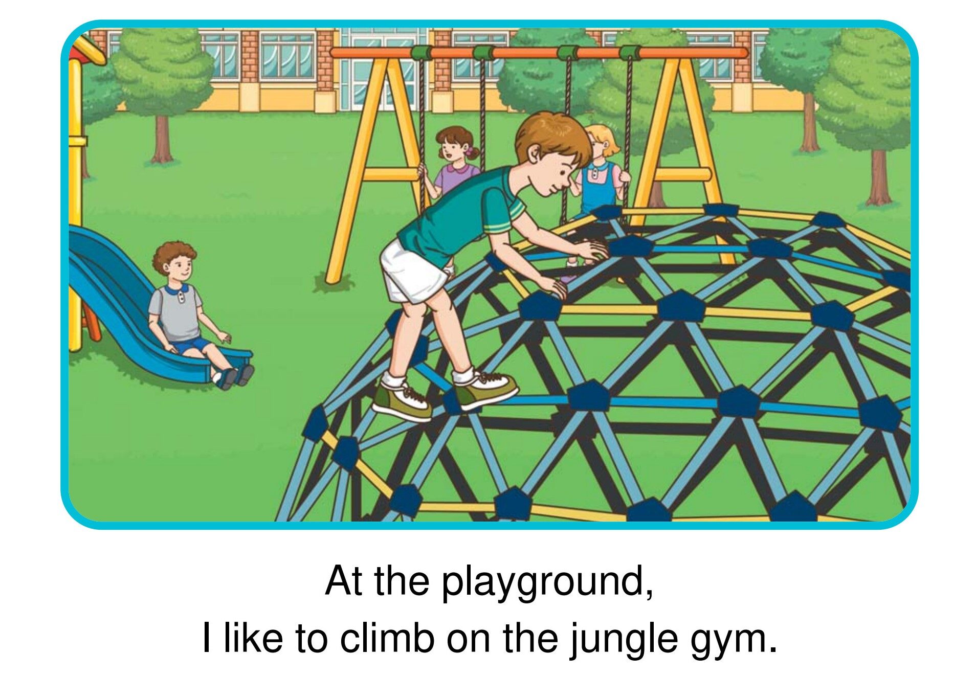 I Like to Climb绘本故事第4页