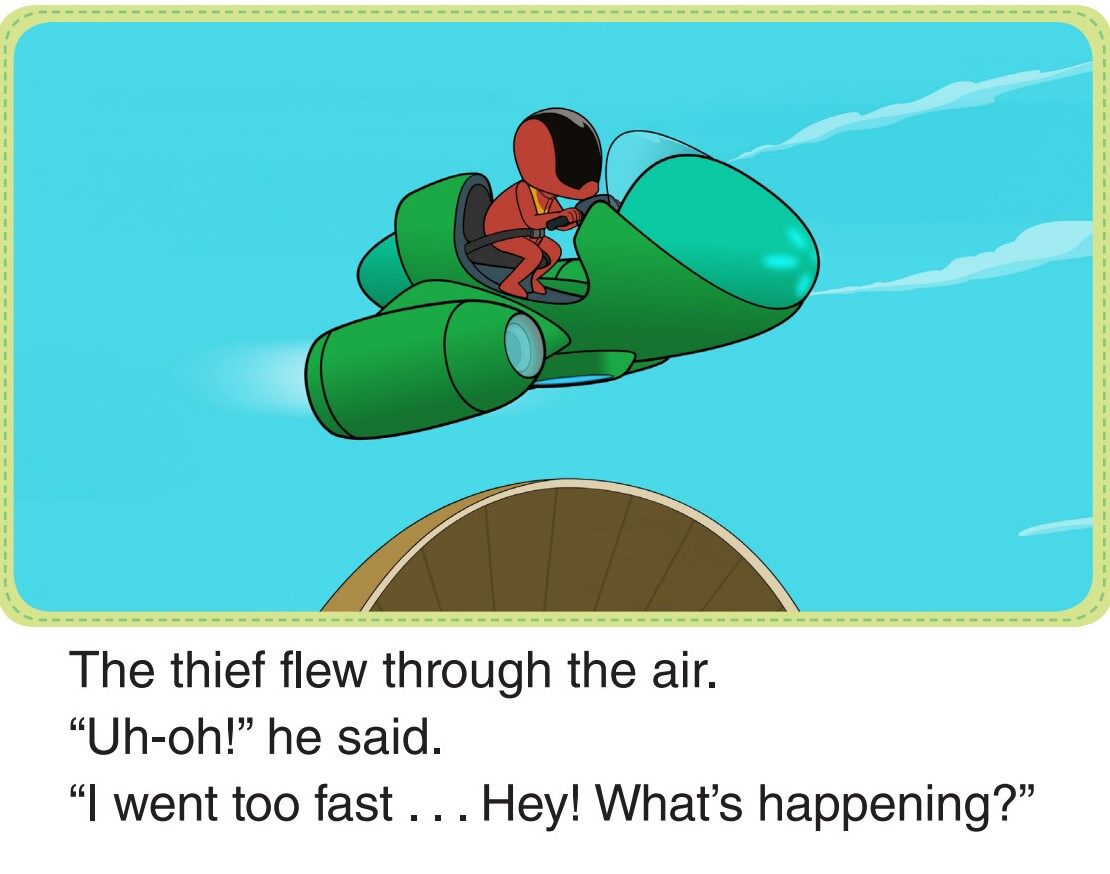 The Thief Slows Down绘本故事第2页