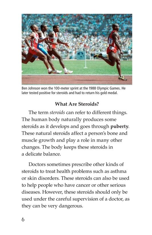 Spoiled Sports The Dangers of Steroids绘本故事第5页