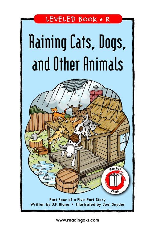 Book 4 Raining Cats,Dogs,and Other Animals绘本故事第2页
