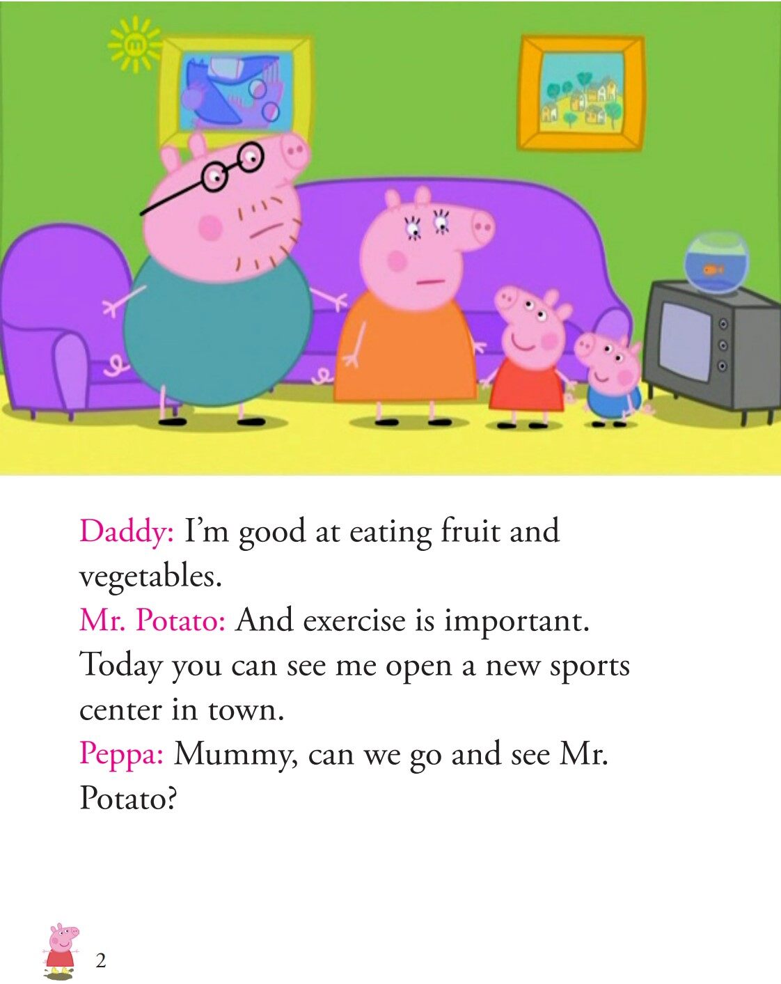 Mr Potato Comes to Town绘本故事第4页