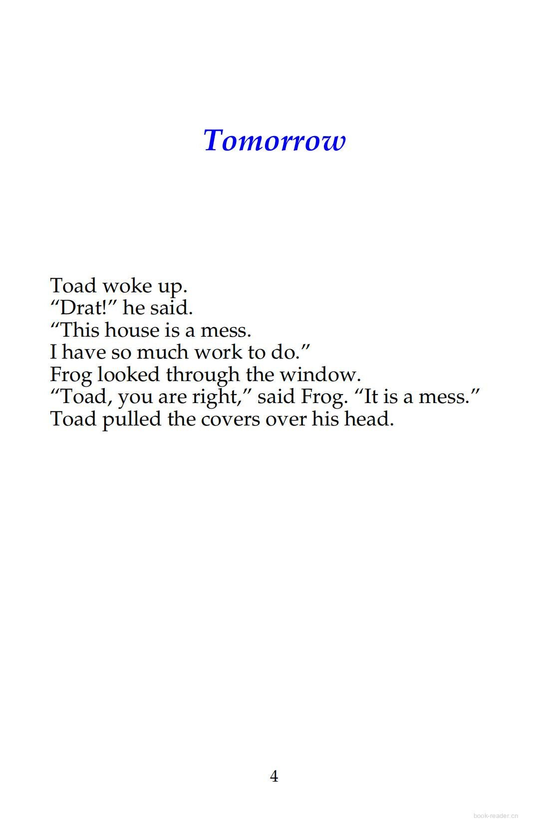 4-01 Tomorrow绘本故事第3页