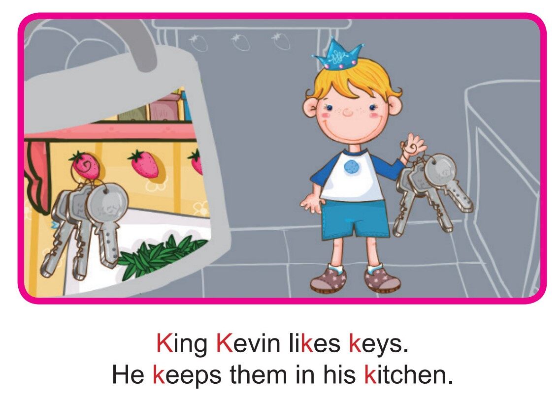 'K' words -  King Kevin绘本故事第5页
