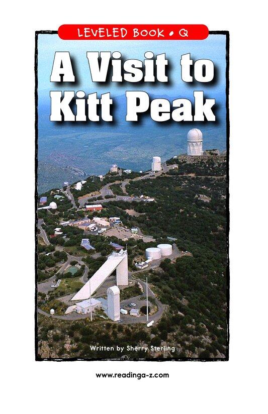 A Visit to Kitt Peak绘本故事第2页