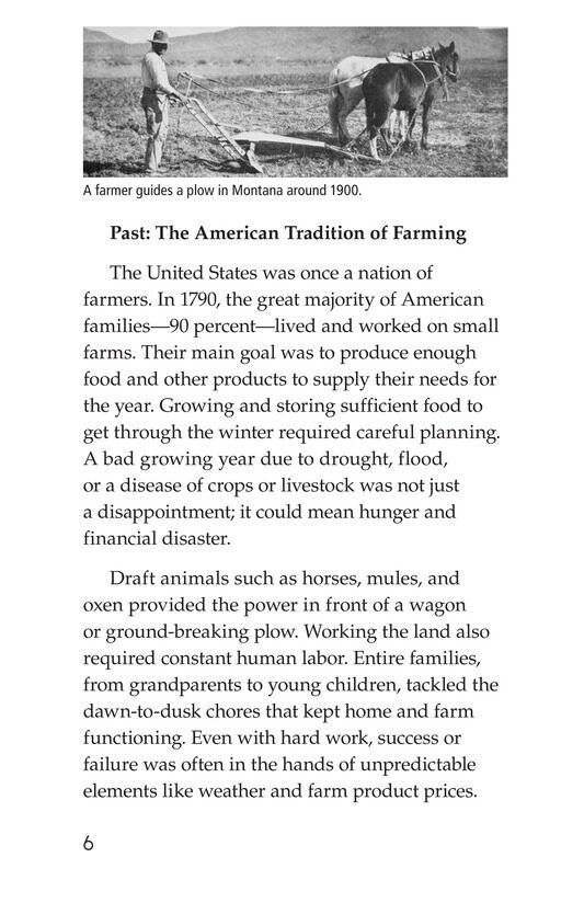 American Farms:Past,Present,and Future绘本故事第5页