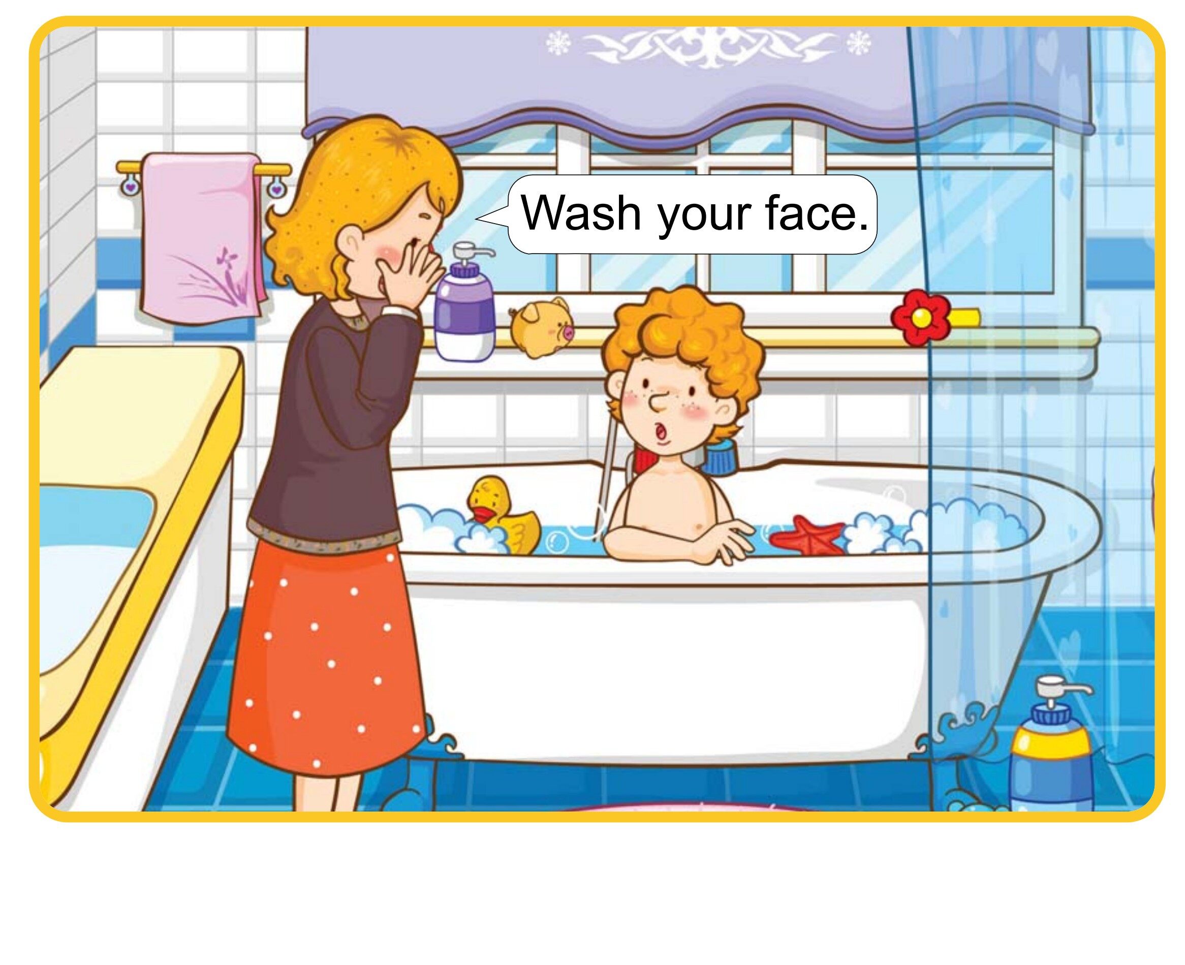 Wash Your Face绘本故事第5页