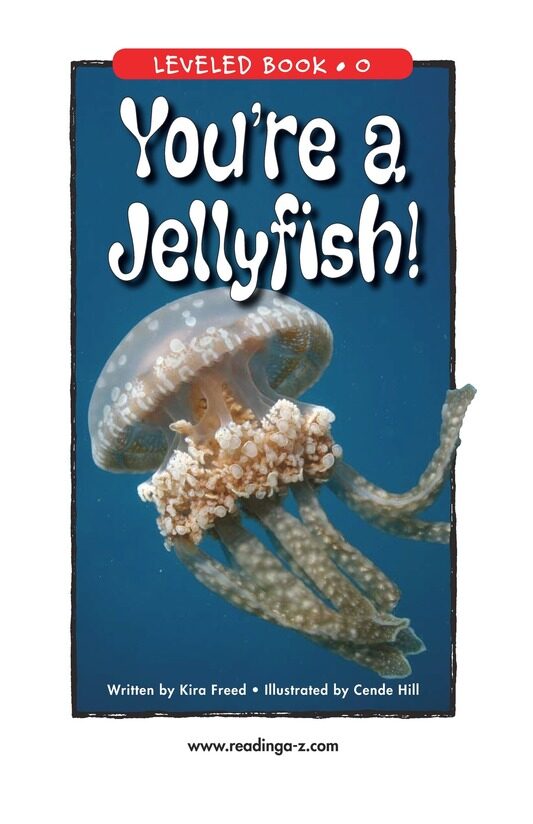 You're a Jellyfish!绘本故事第2页