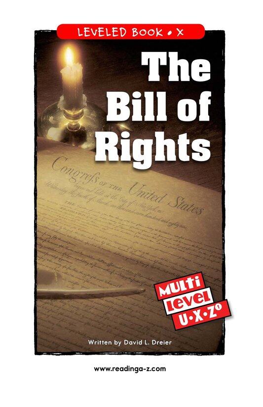 The Bill of Rights绘本故事第2页