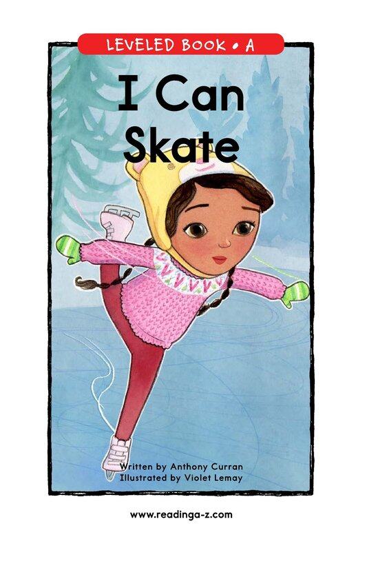I Can Skate绘本故事第2页