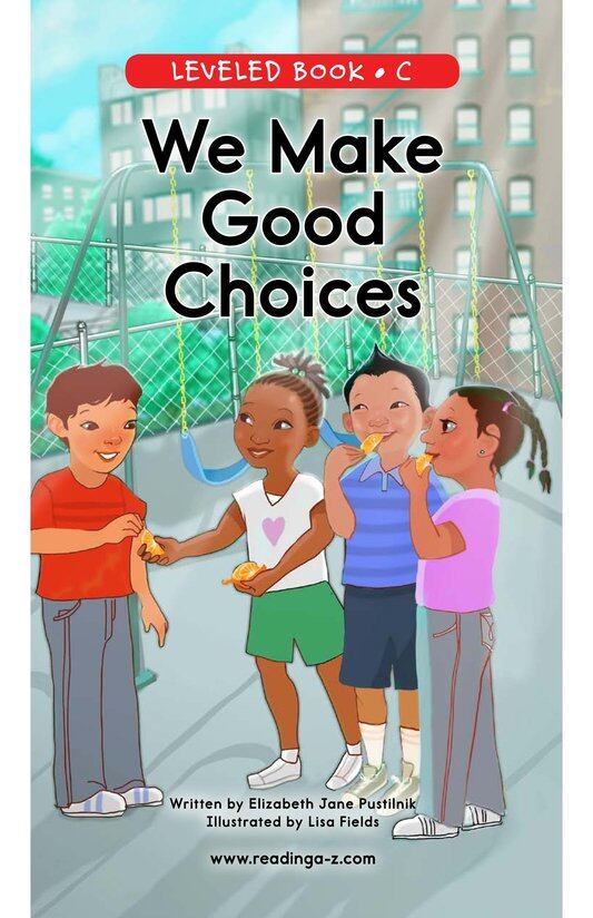 We Make Good Choices绘本故事第2页