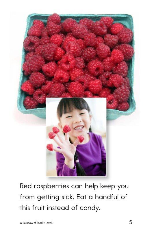 A Rainbow of Food绘本故事第5页