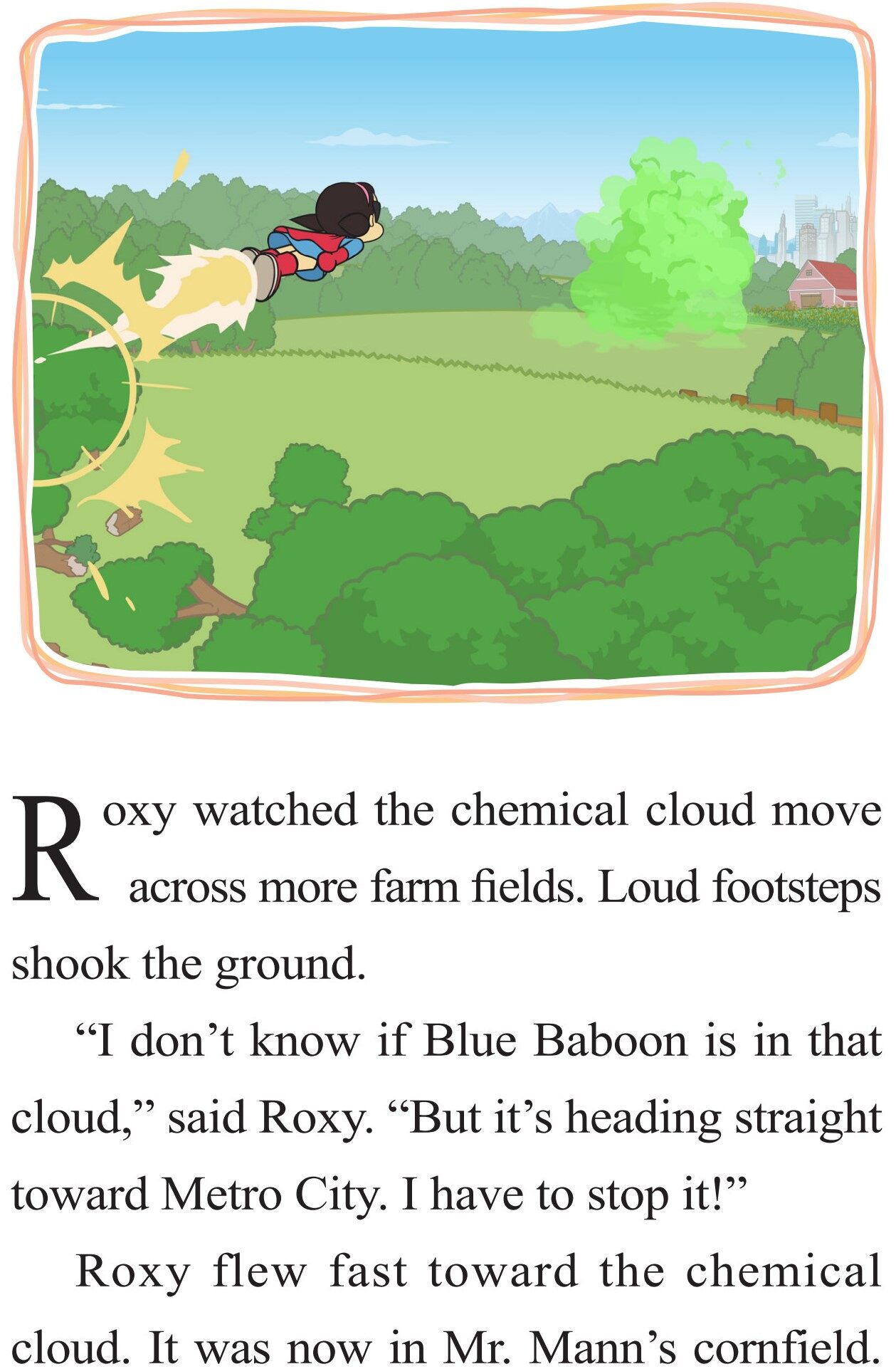 Monster Meets Rocket Girl绘本故事第3页