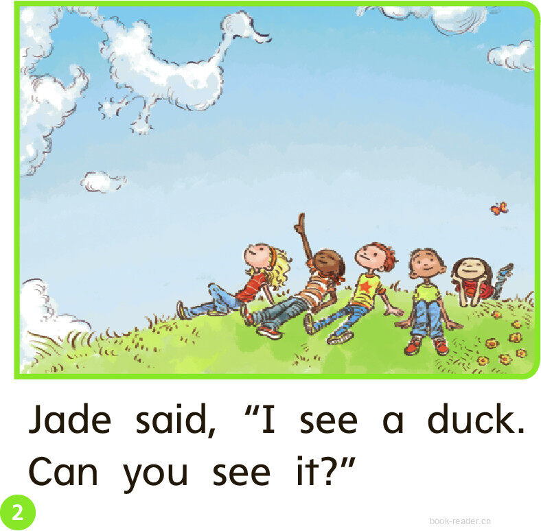 GK On U08W3 In the Clouds绘本故事第3页